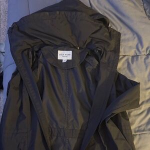 Cole Haan Women's Black Rain Jacket